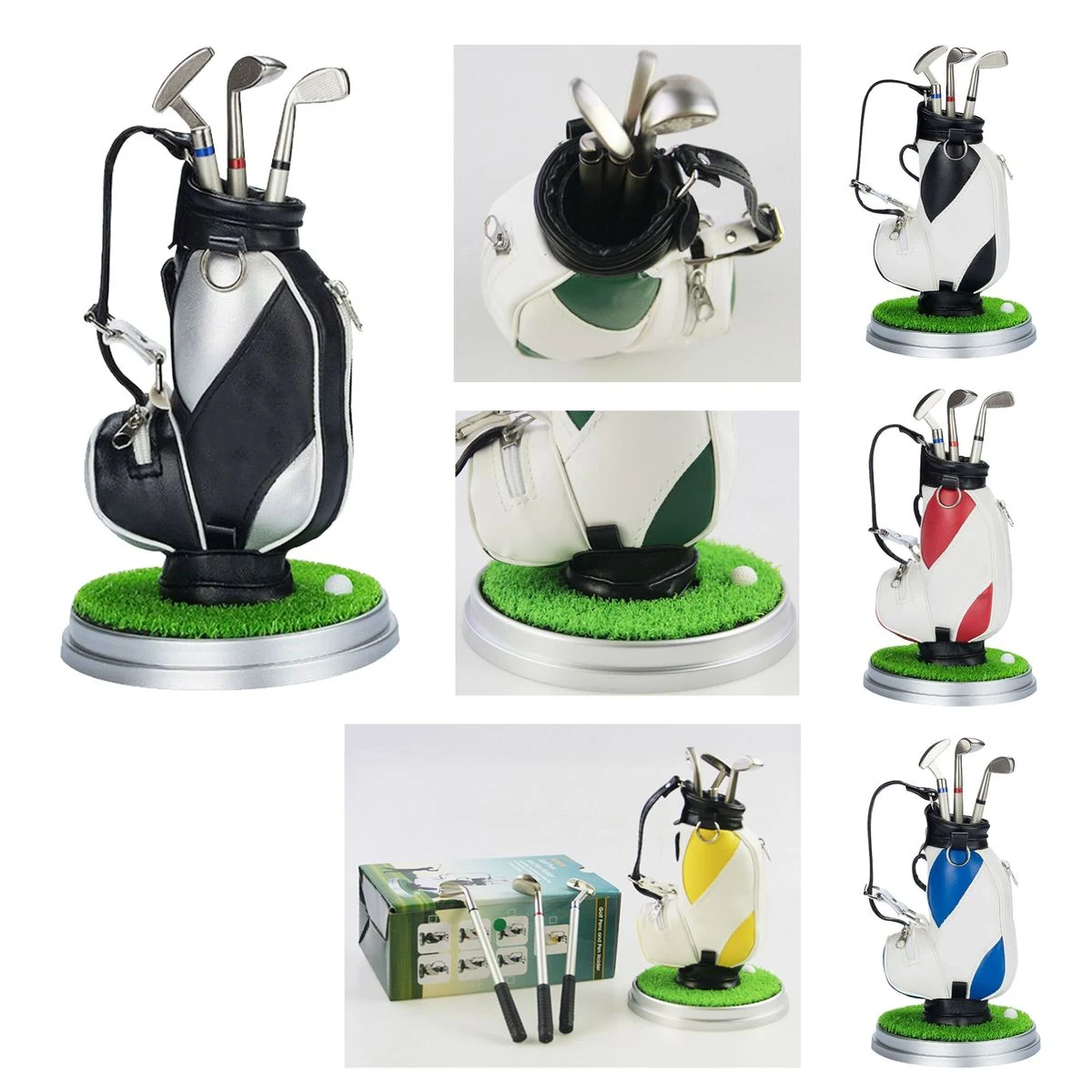 Golf Bag-Shaped Pen Holder 1