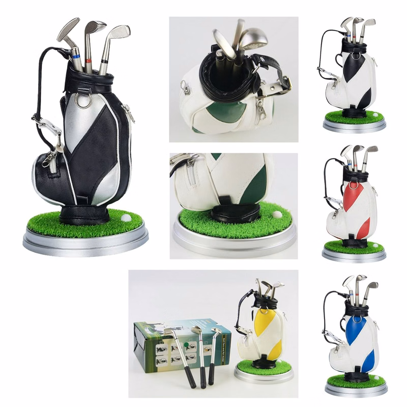 Golf Bag-Shaped Pen Holder