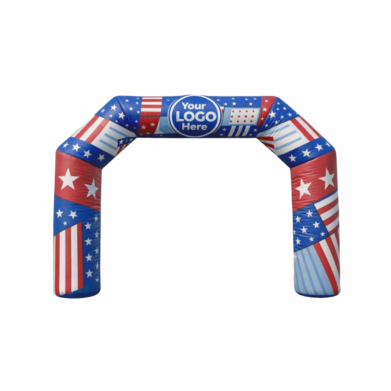 15' Cold Air Arch Hexagonal Digital Logo