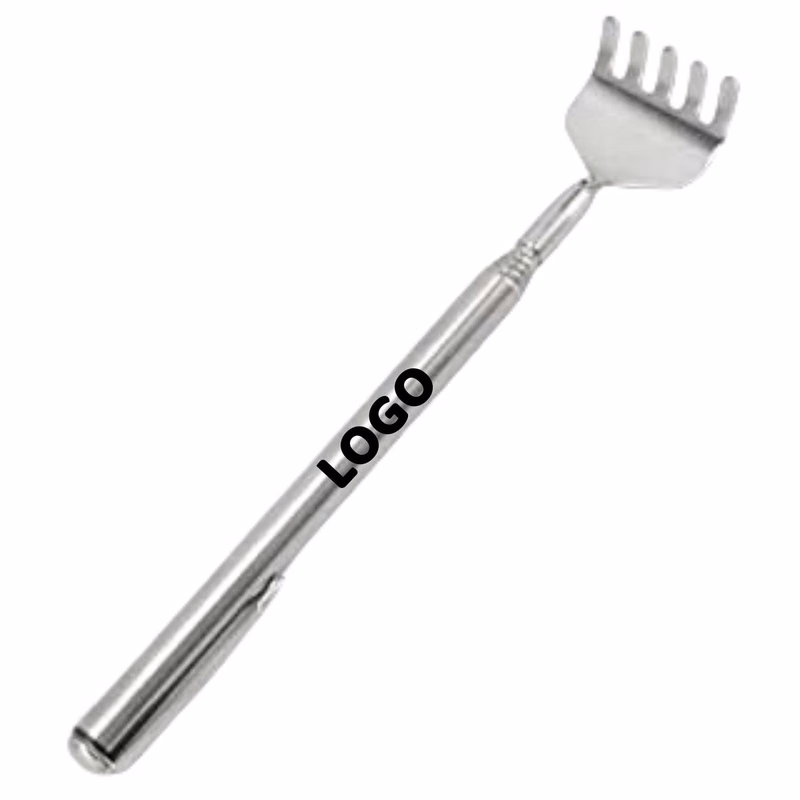 Extendable Silver Back Scratcher For Gifts