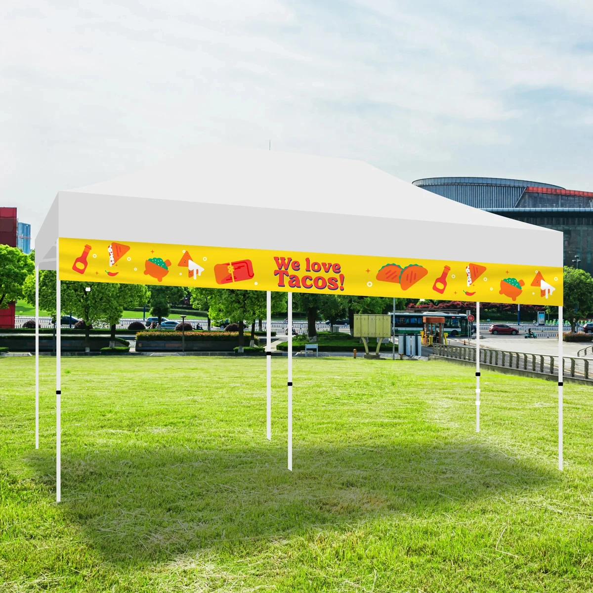 10x20 TENT VALANCE BANNER 1