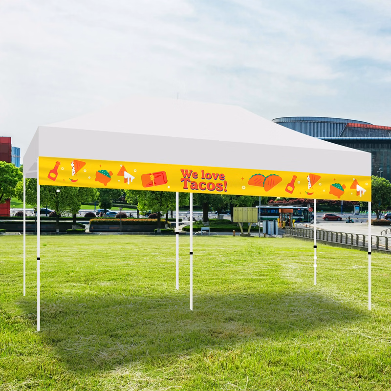 10x20 TENT VALANCE BANNER