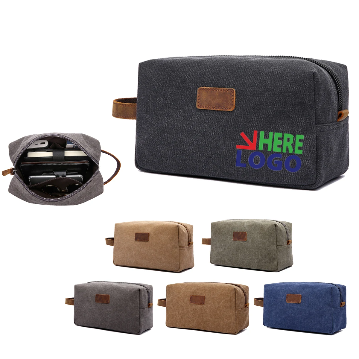 Clear PVC Travel Cosmetic Bag with Zipper 1