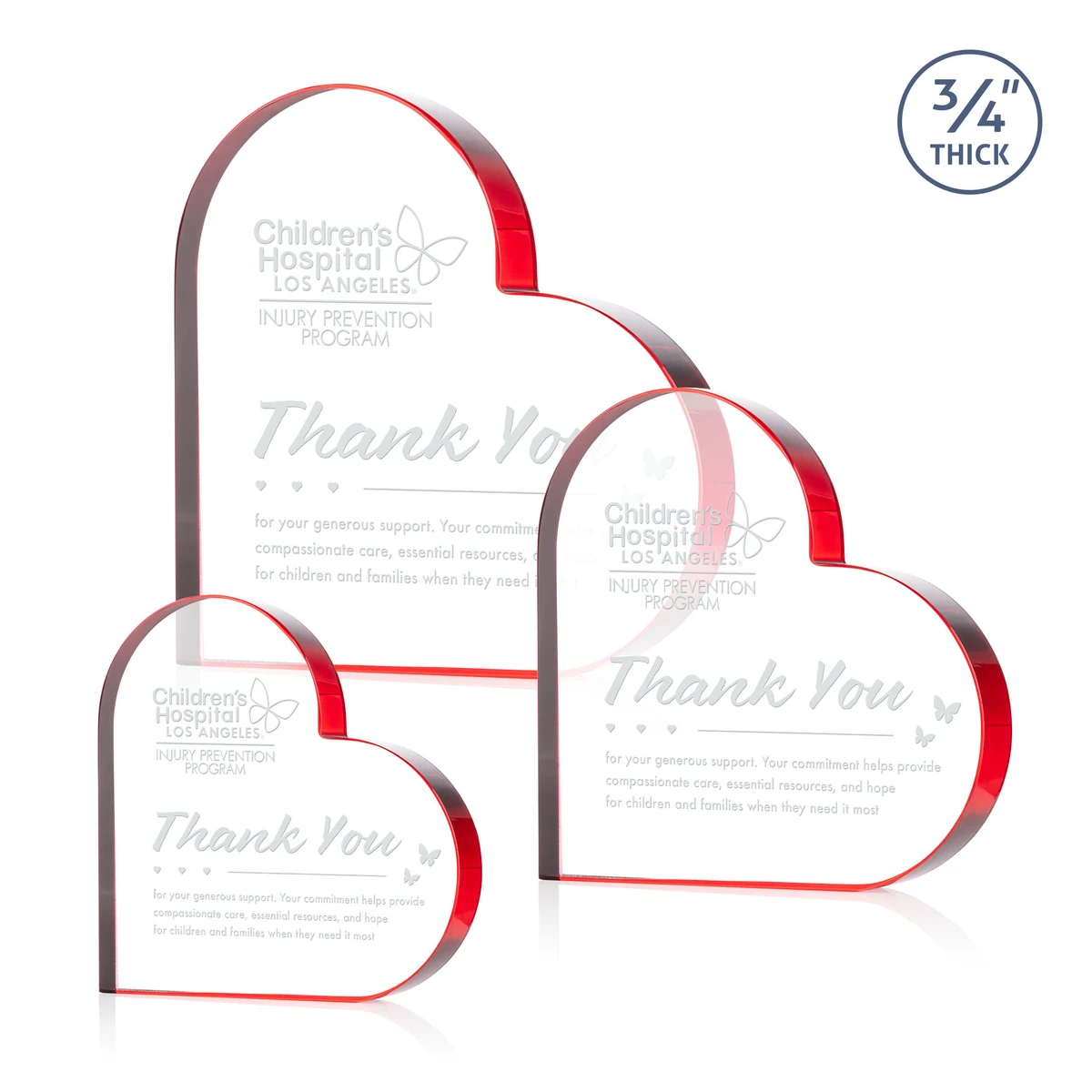Davina Heart Award - Red 1