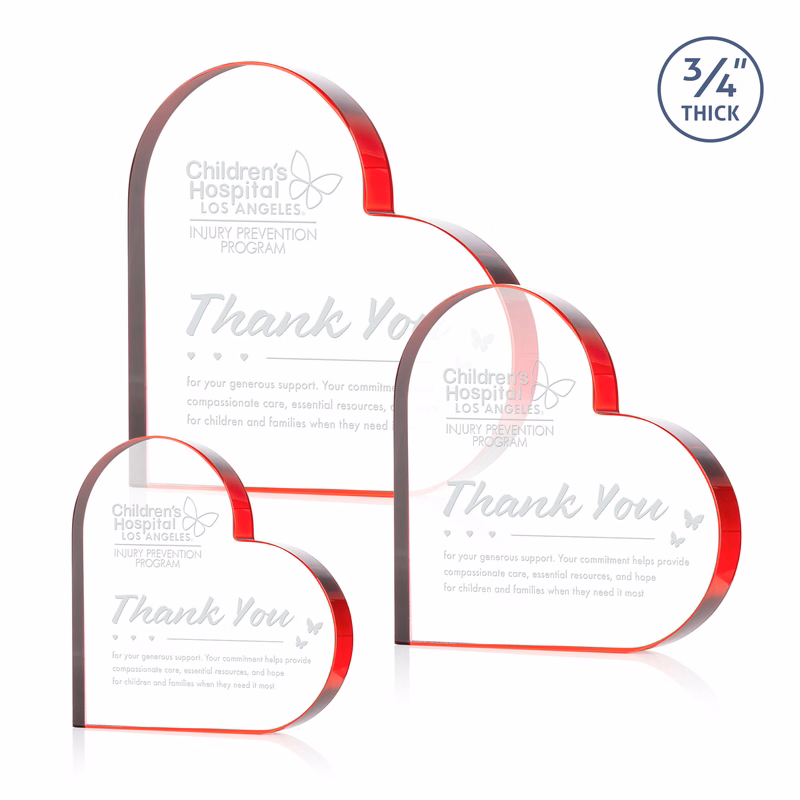 Davina Heart Award - Red