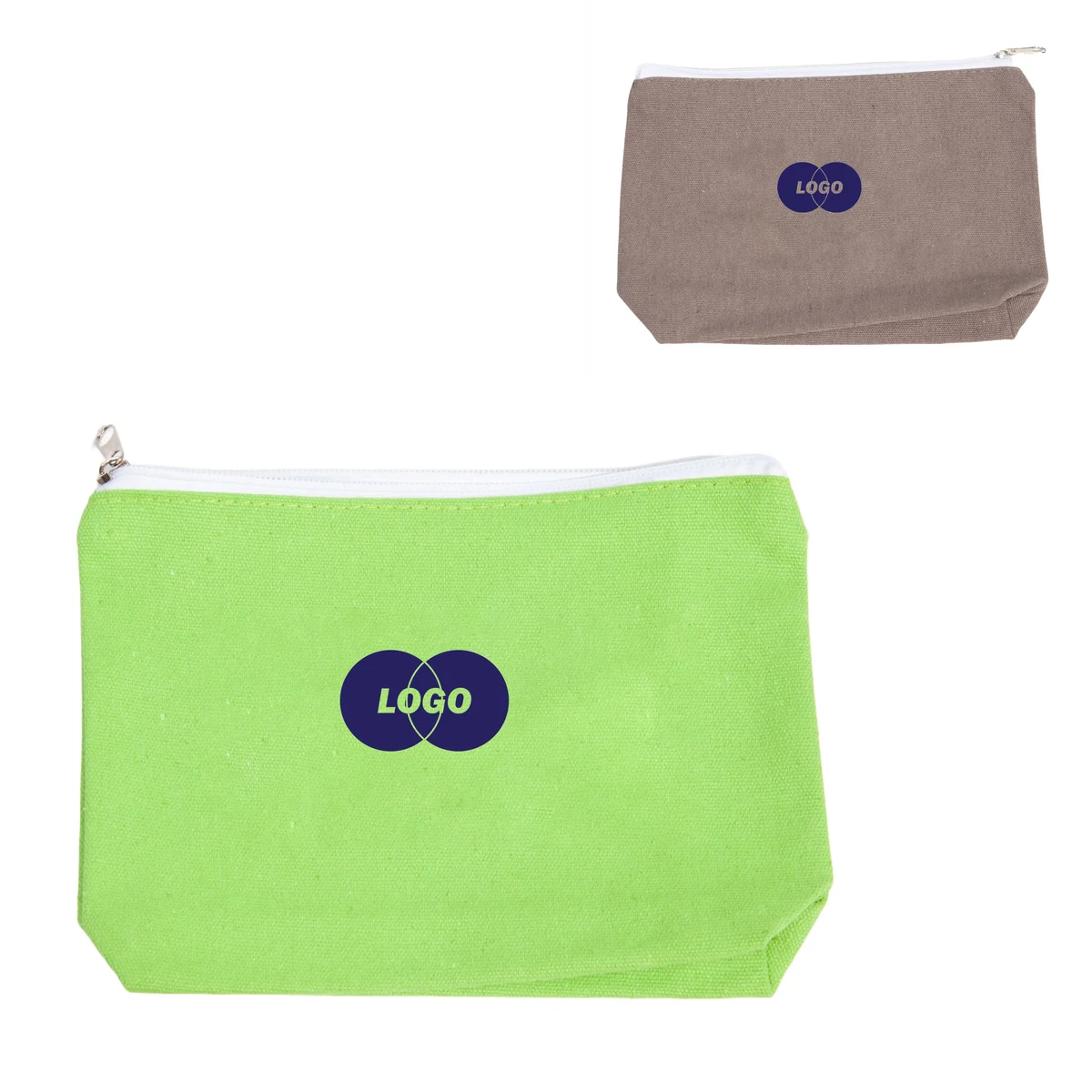 Eco-friendly Zippered Bag, custom tote bag with logo imprint 1