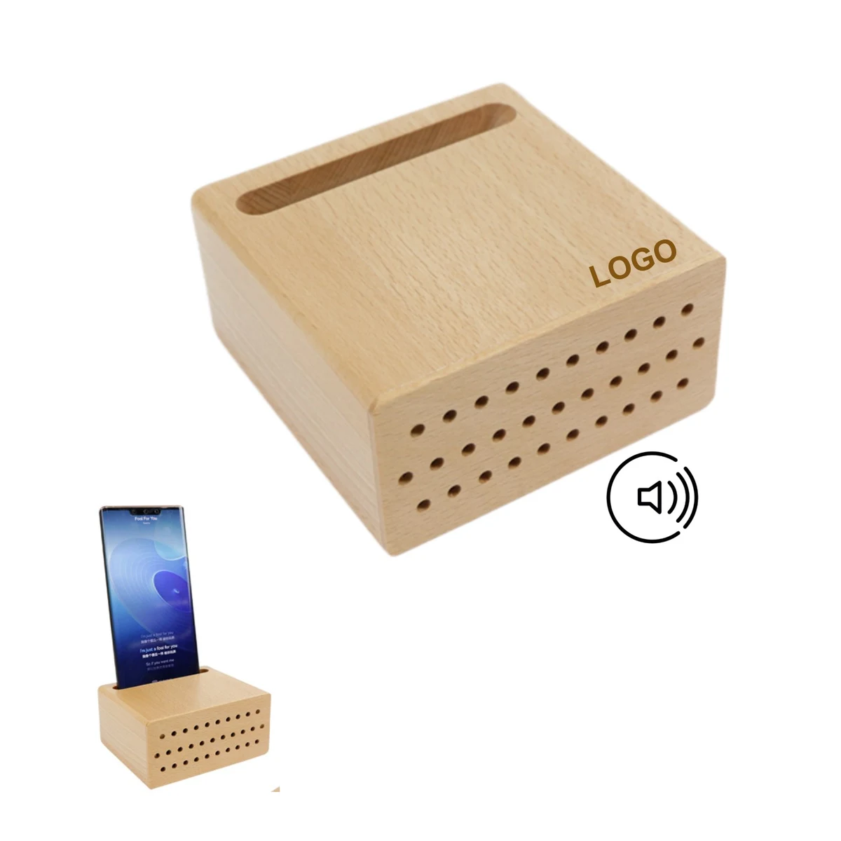 Wood Phone Stand Amplifier 1