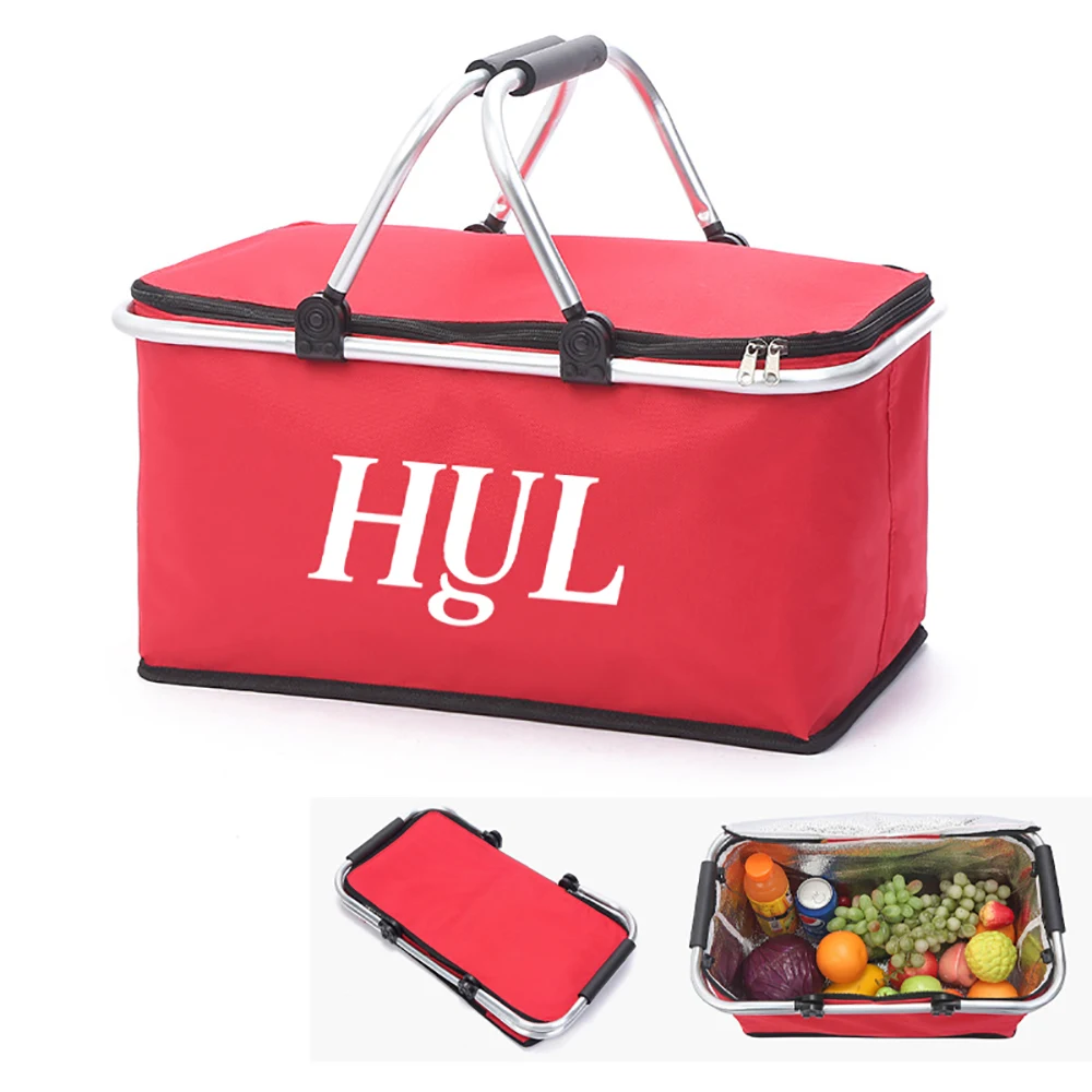 Foldable portable cooler Basket 1
