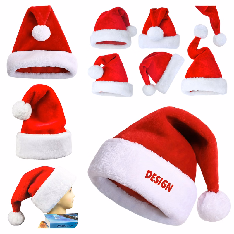 Red Velvet Christmas Hat