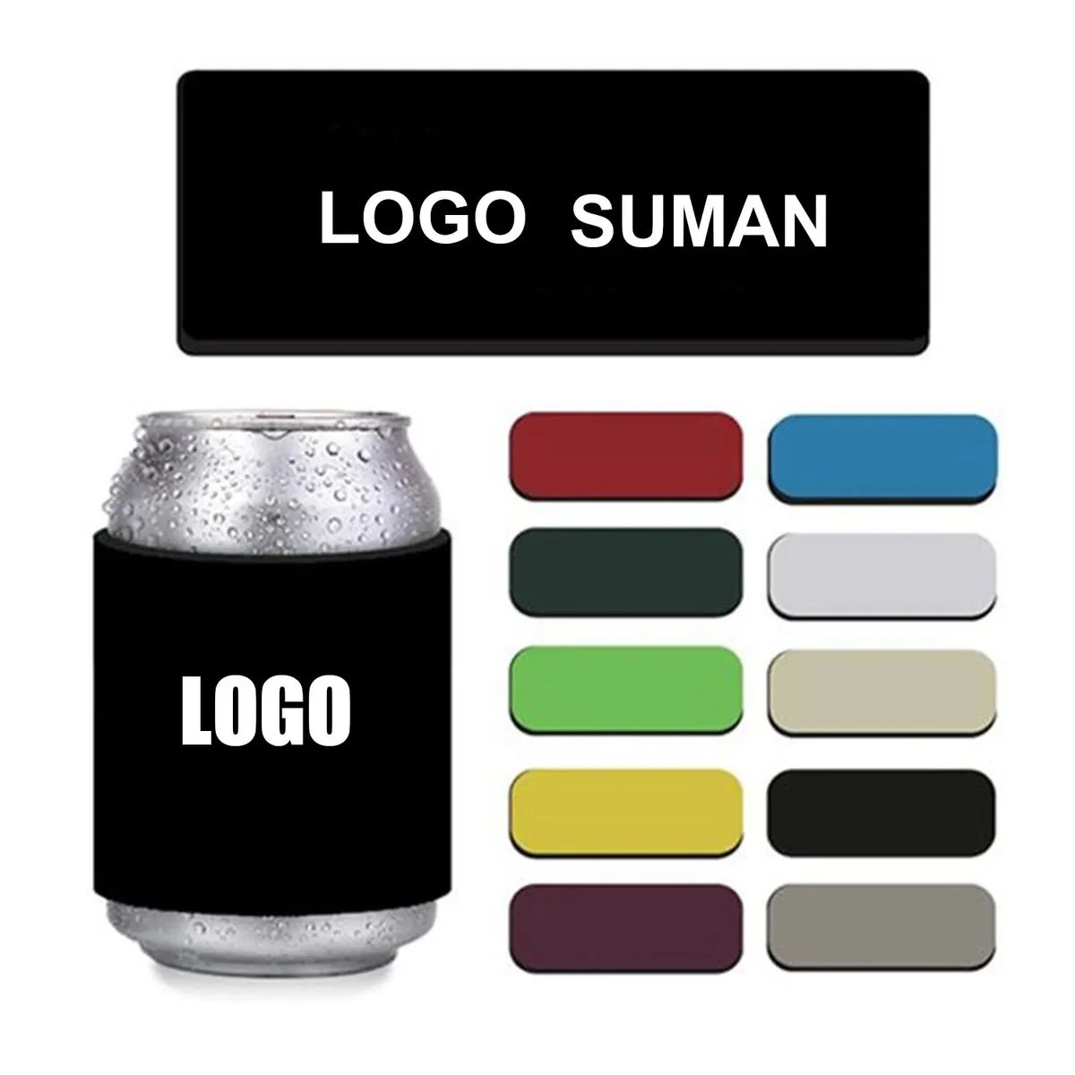 Slap Wrap Neoprene Beverage Insulator Cup Sleeve 1