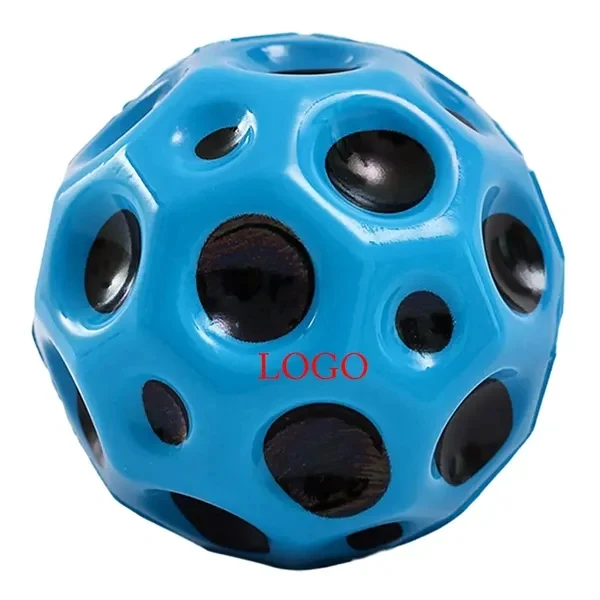 Custom 2.76 Inch High-Bounce Rubber Ball with Crater Design — Sports & Event Giveaway 1