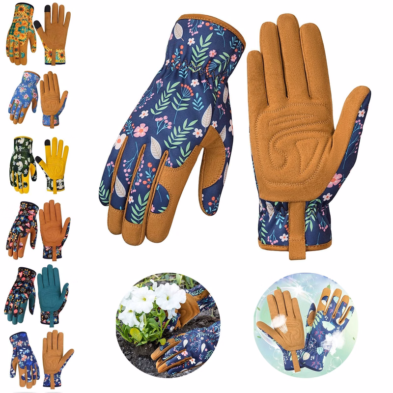 Womens Gardening Weeding Working Gloves