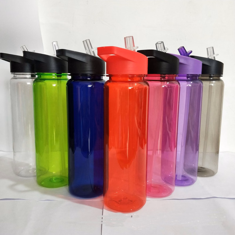 Portable Water Bottle With A Nozzle