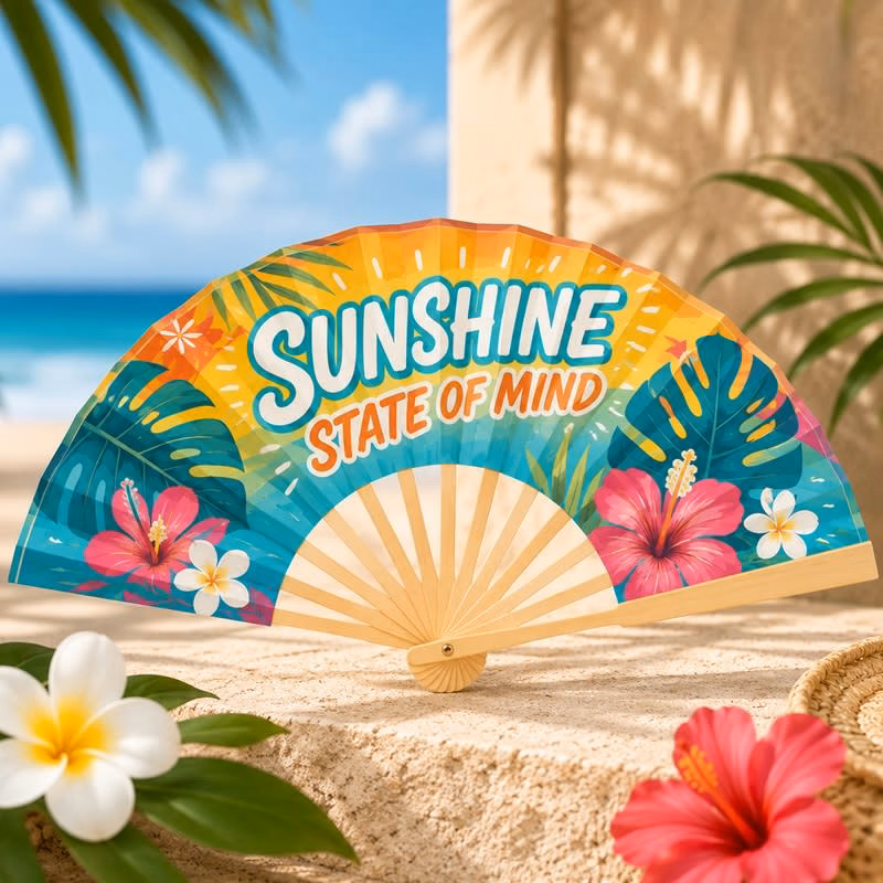 Custom Accordion Hand Fans