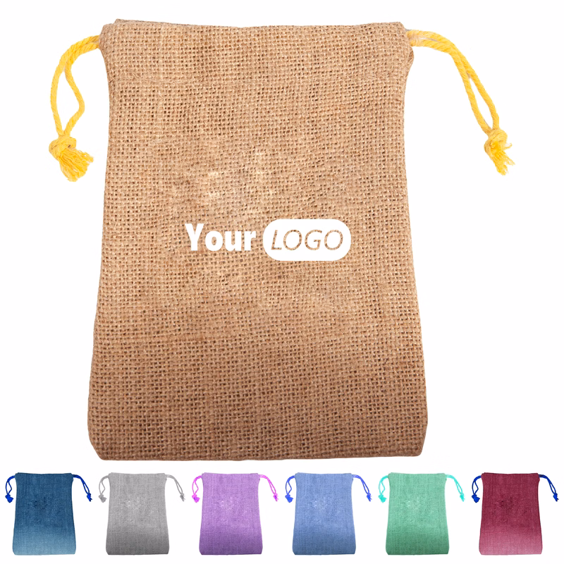 Canvas Reusable Drawstring Bag For Versatile Use
