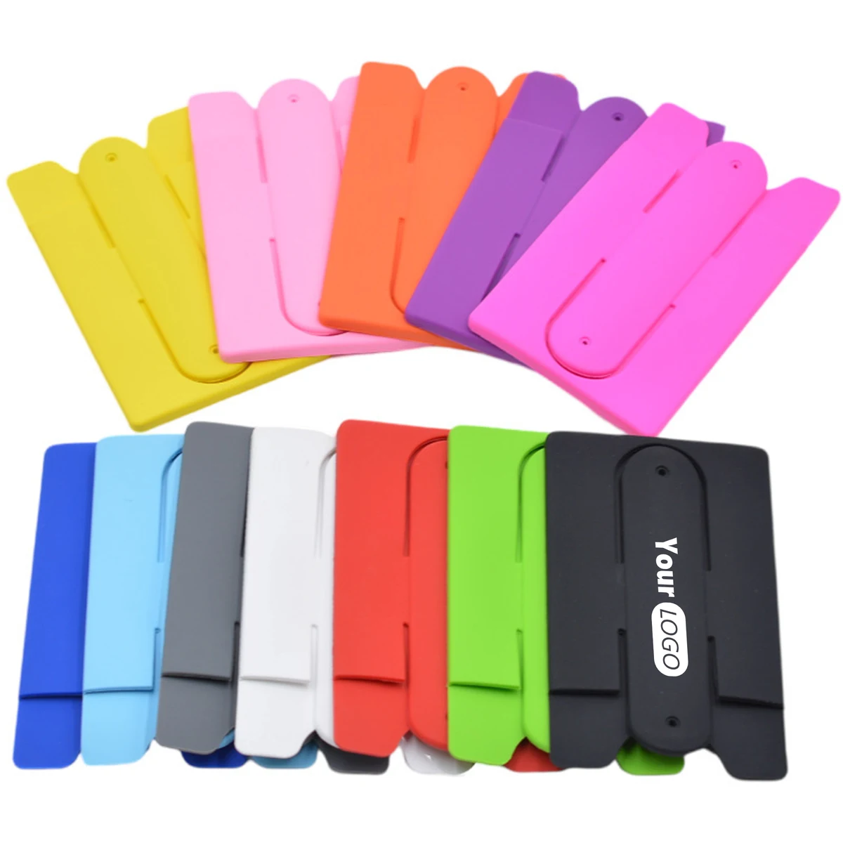 Silicone Cellphone Wallet With Built-In Phone Stand For Convenience 1