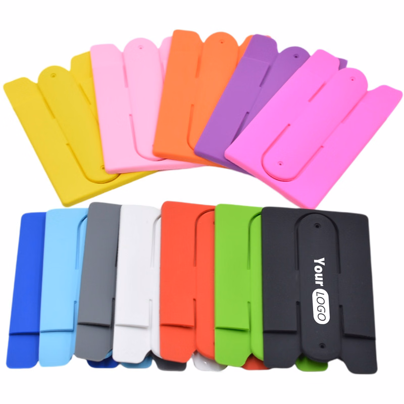 Silicone Cellphone Wallet With Built-In Phone Stand For   Convenience