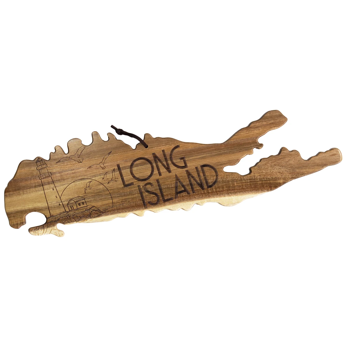 Rock & Branch® Origins Series Long Island State Shaped Wood Serving and Cutting Board 1