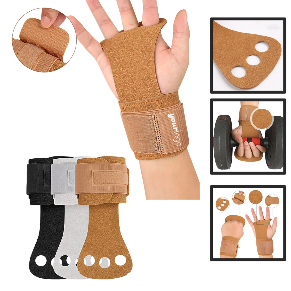 Three Hole Fitness Gloves 1