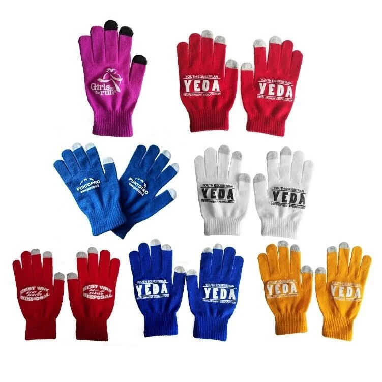 Custom Acrylic Touch Screen Gloves 1