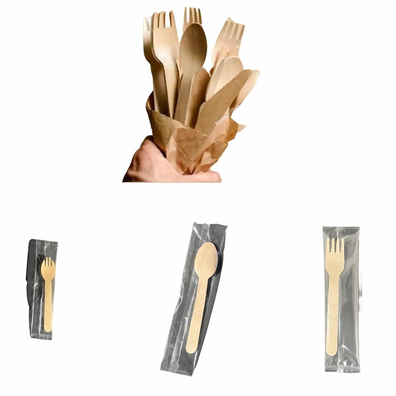 Disposable Wooden Spoon Can be degraded
