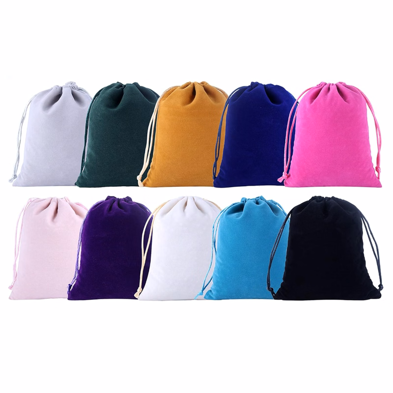 Drawstring Jewelry Storage Cloth Bag