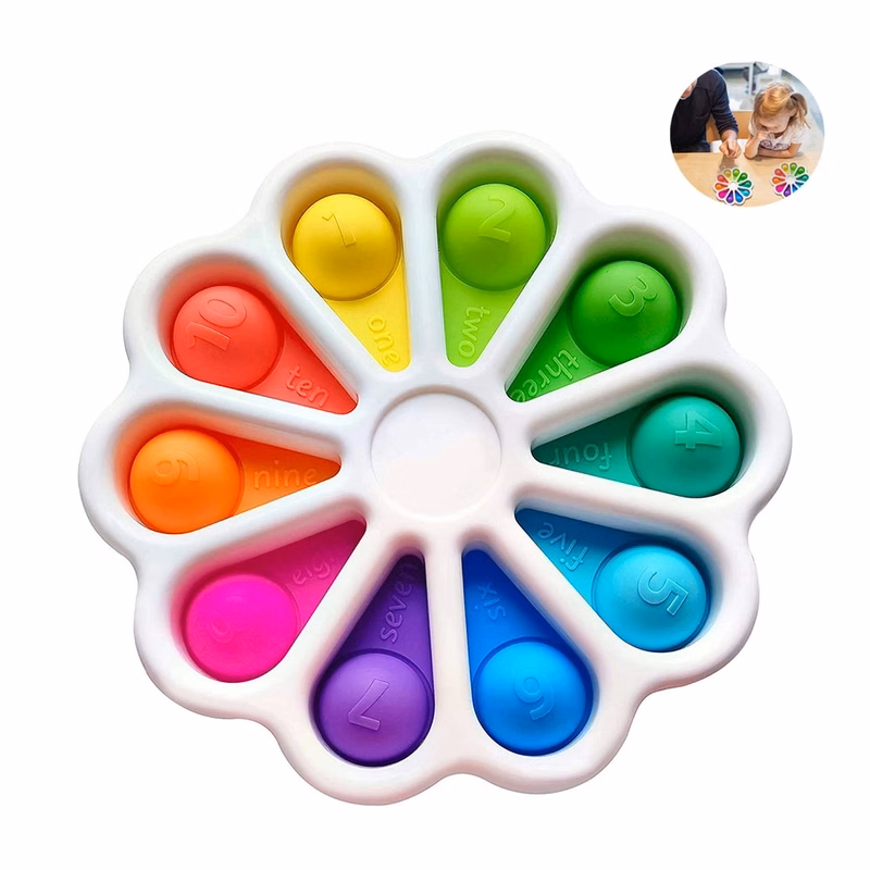 Flower Fidget Toys Sensory Simple Dimple