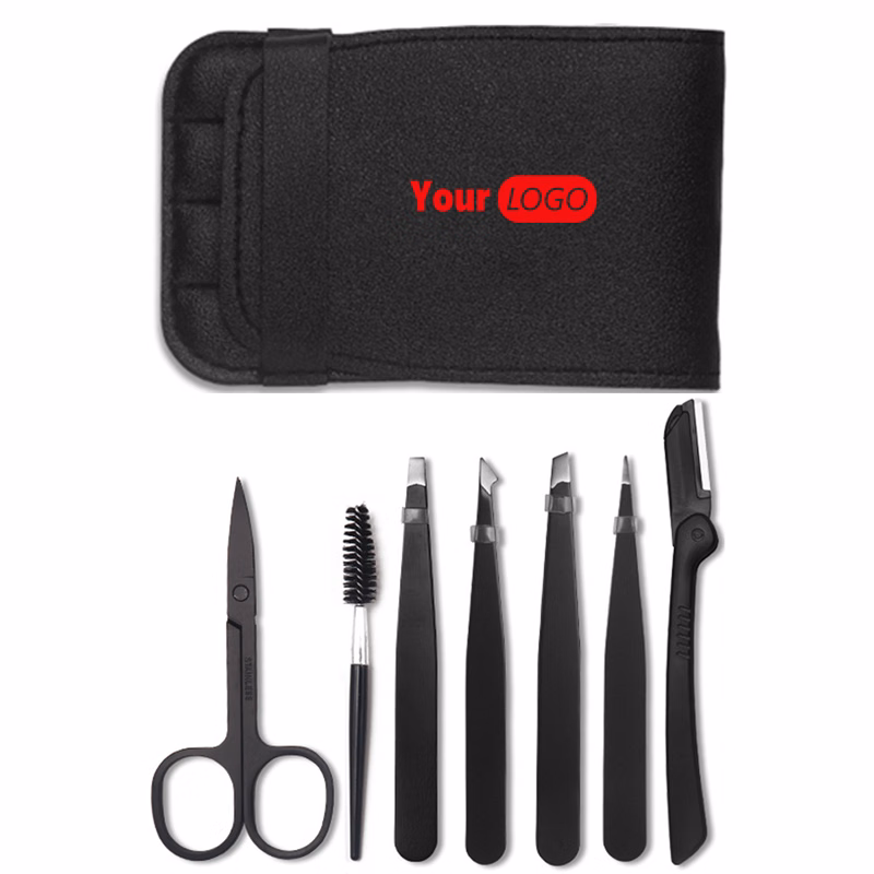 7-Piece Eyebrow Shaping Set with Travel Pouch