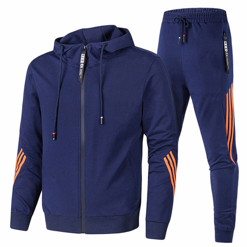 Hooded Leisure Sports Suit For Men