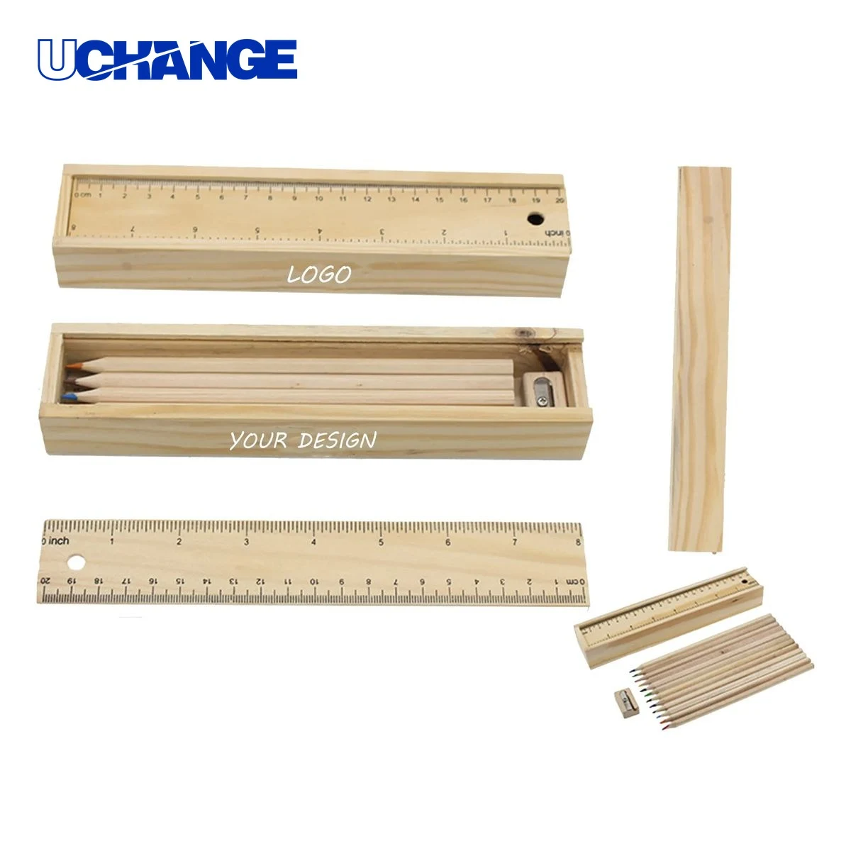 Luxury Wooden Set 12 Pencils 1