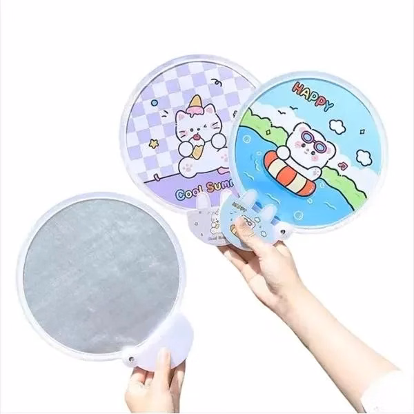 Foldable Hand Fan With Reflector
