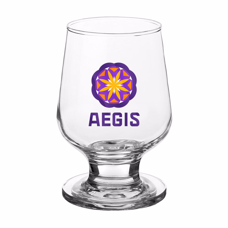 12 oz. Elytra Water Goblet Glass (Full Color Imprint)