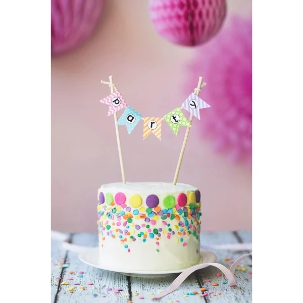Paper Banner Toothpicks - Style E 1
