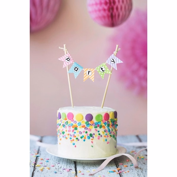 Paper Banner Toothpicks - Style E