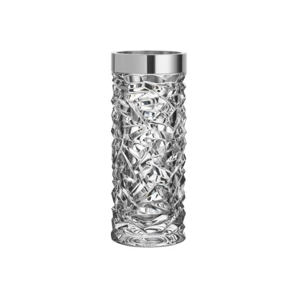 CARAT VASE SILVERRIM 1