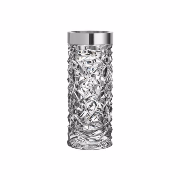 CARAT VASE SILVERRIM