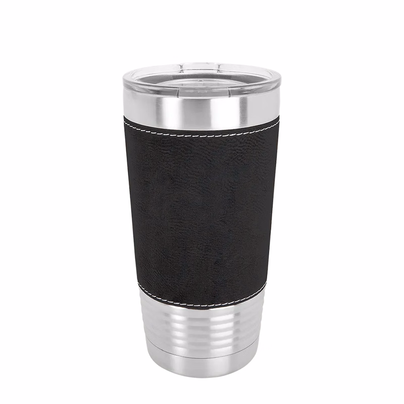 Polar Camel 20 oz Laserable Leatherette Tumbler