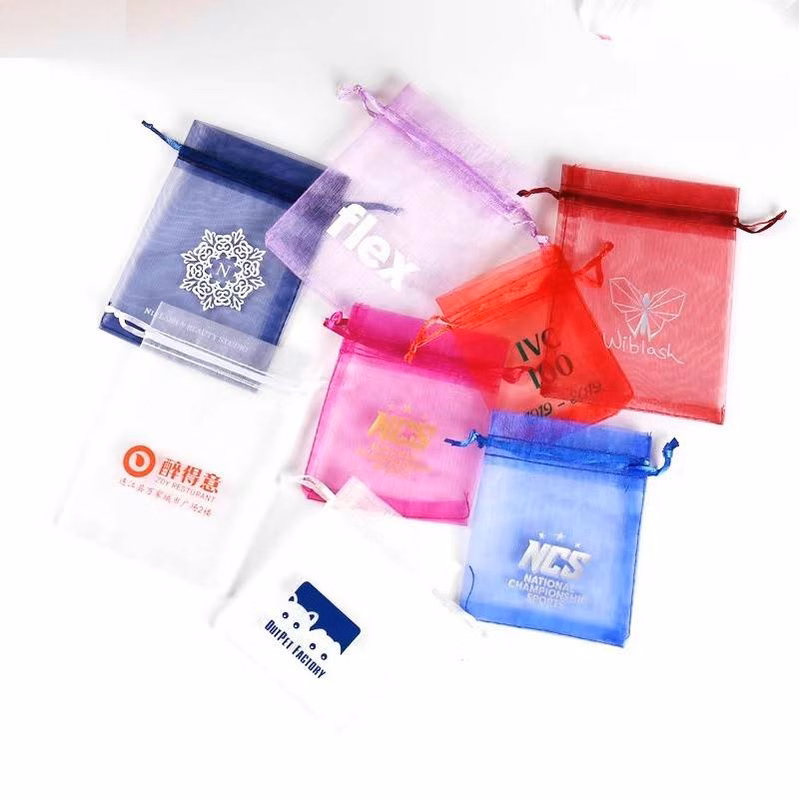Drawstring Mesh Storage Pouch
