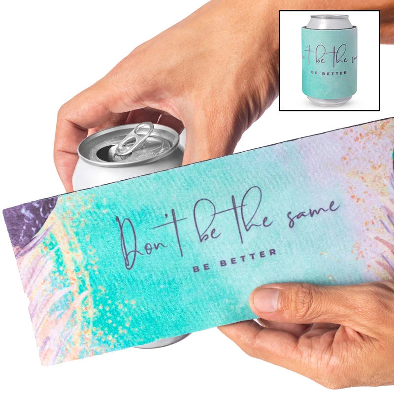 Full Color Slap Wrap Can Sleeves 1