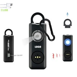 Portable Bar Shaped Personal Alarm 120DB Sound With Flashlight 1