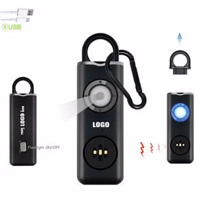 Portable Bar Shaped Personal Alarm 120DB Sound With Flashlight
