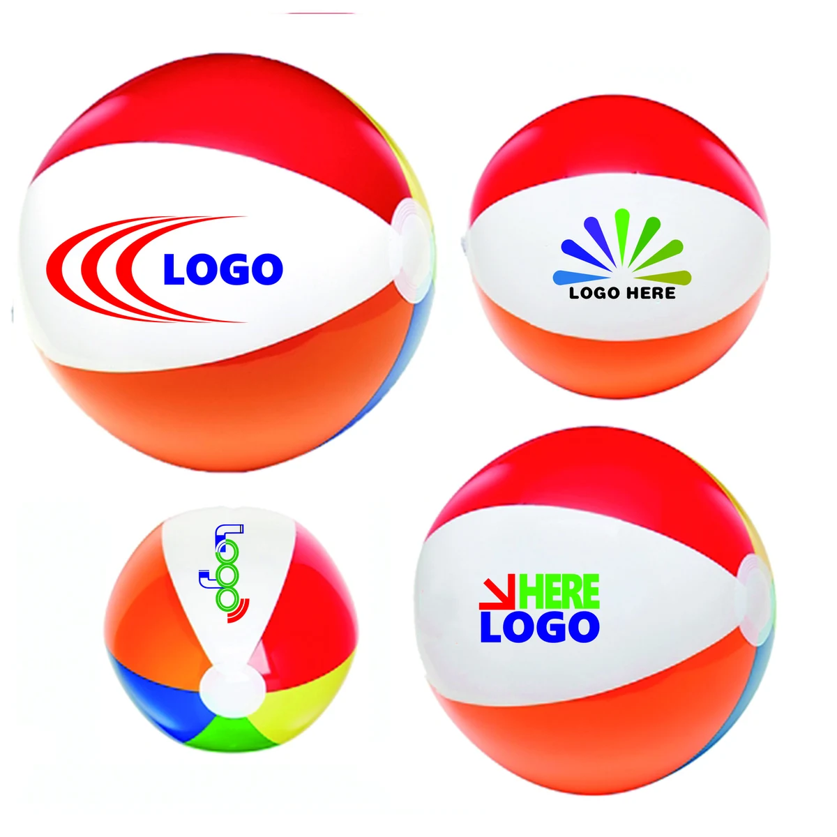 Beach Ball Full Color 8" 1