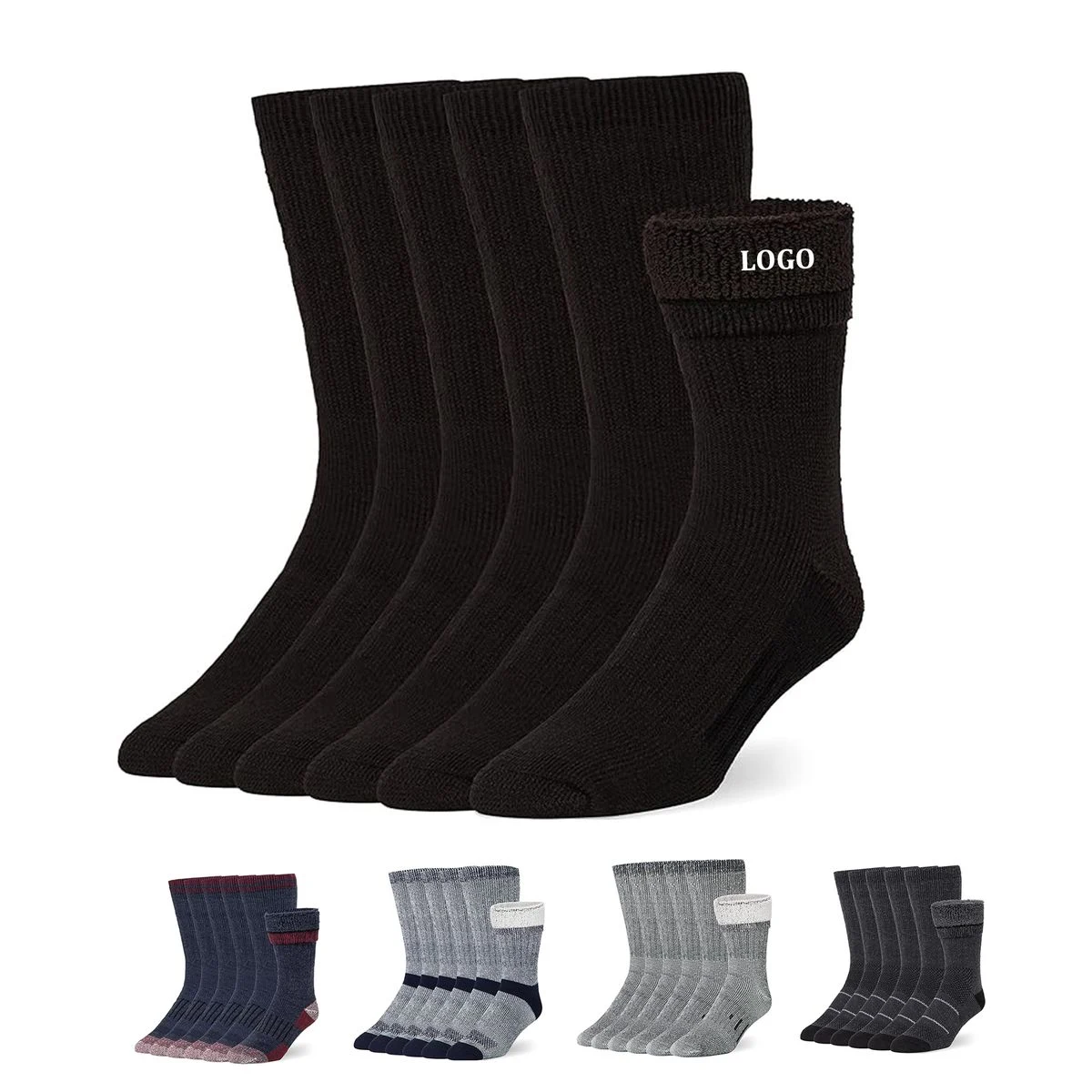 Wool Socks Casual Warm 1