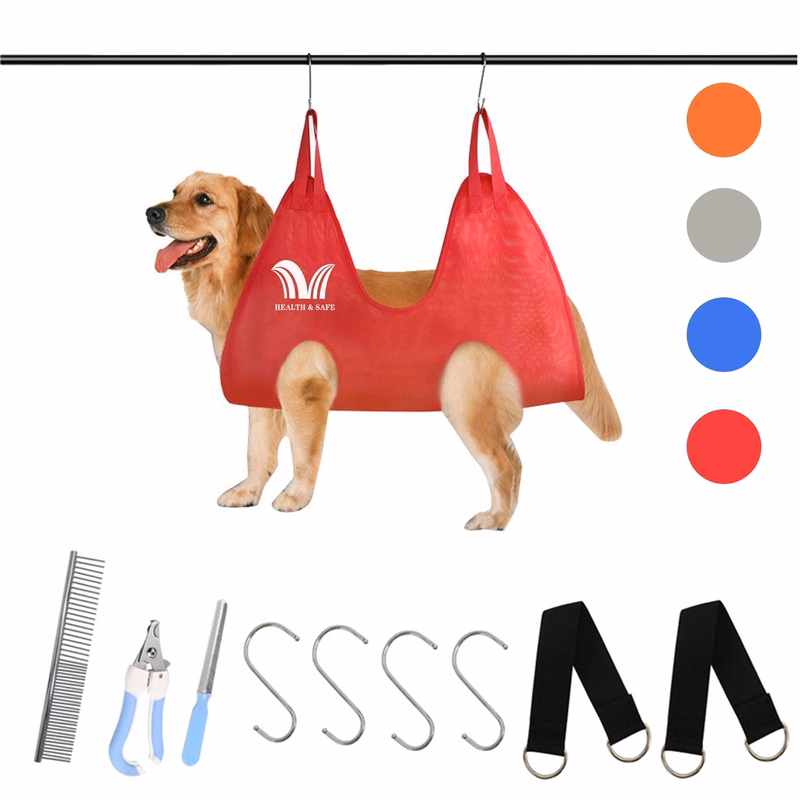 Pet Dog Grooming Hammock Harness Restraint Bag Nail Clippers