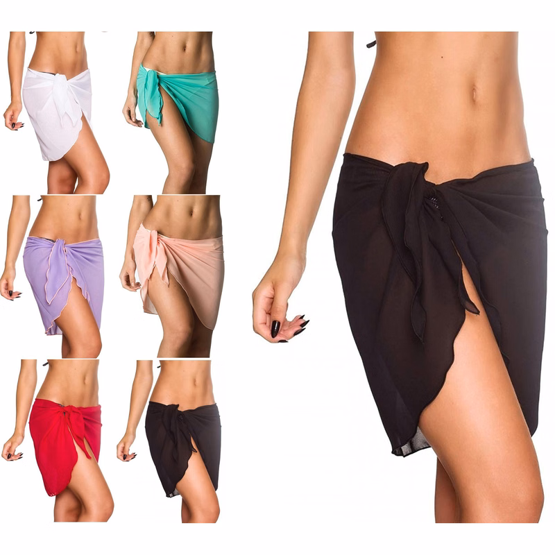 Short Chiffon Beach Bikini