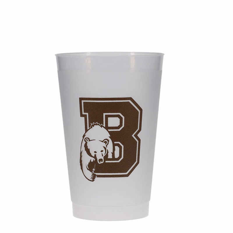 24 oz Frost-Flex Plastic Cup Frosted Tradition Print