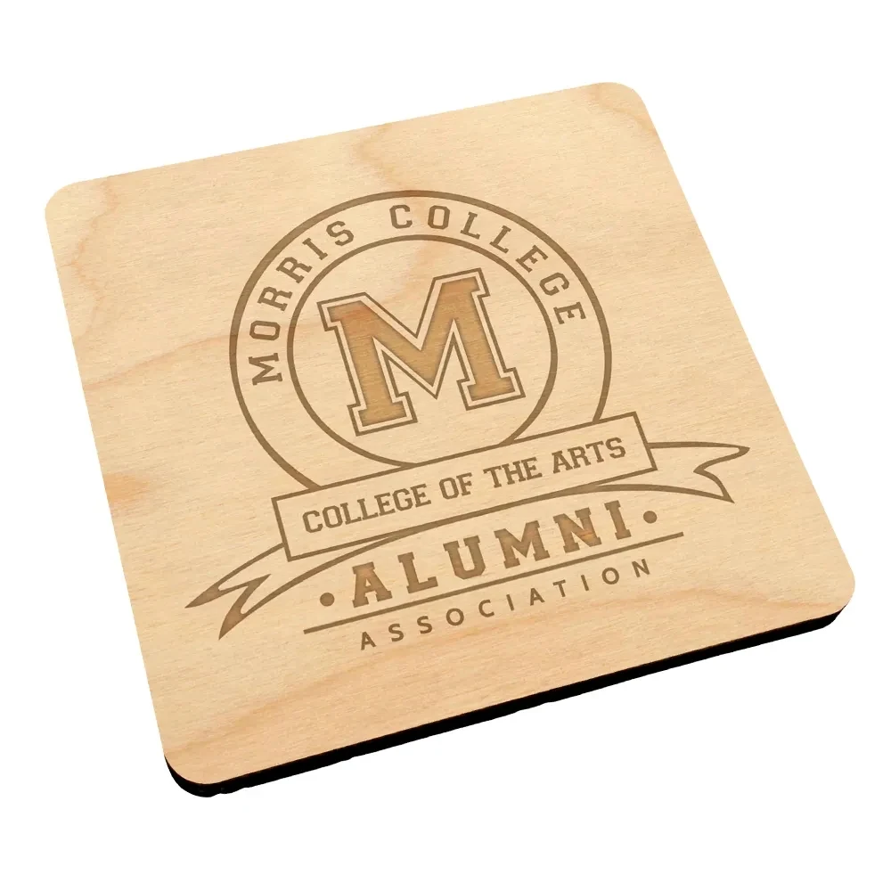 Custom Laser Etched Birch Coasters 1