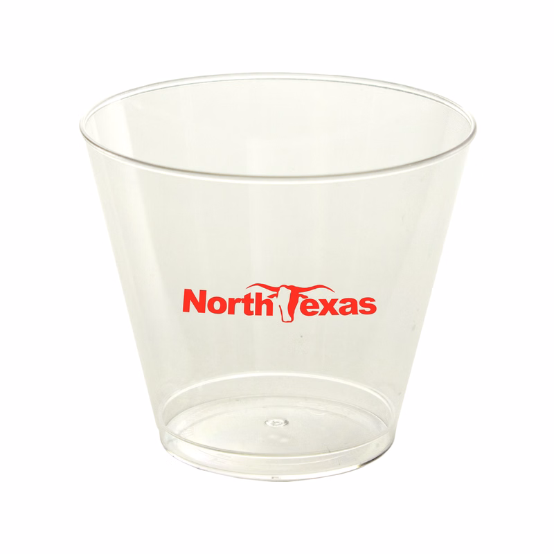 5oz. Squat Clear Plastic Hard-Sided Tumbler