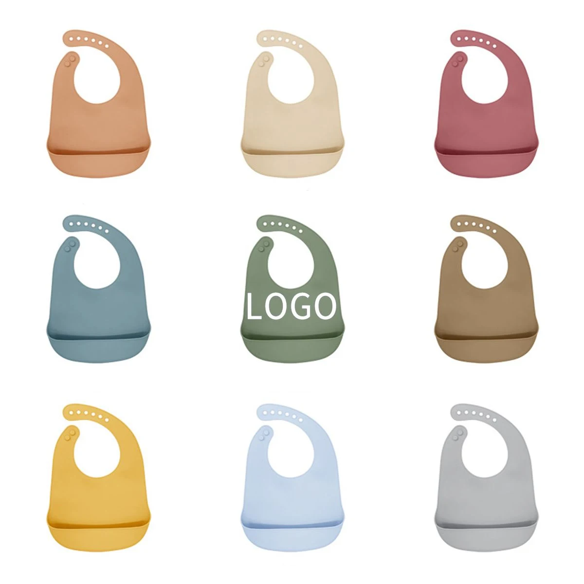 Silicone Feeding Bib with 3D Pocket 1