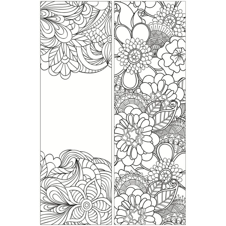 Nature Coloring Bookmarks - Two Sides Ages 12+ 1